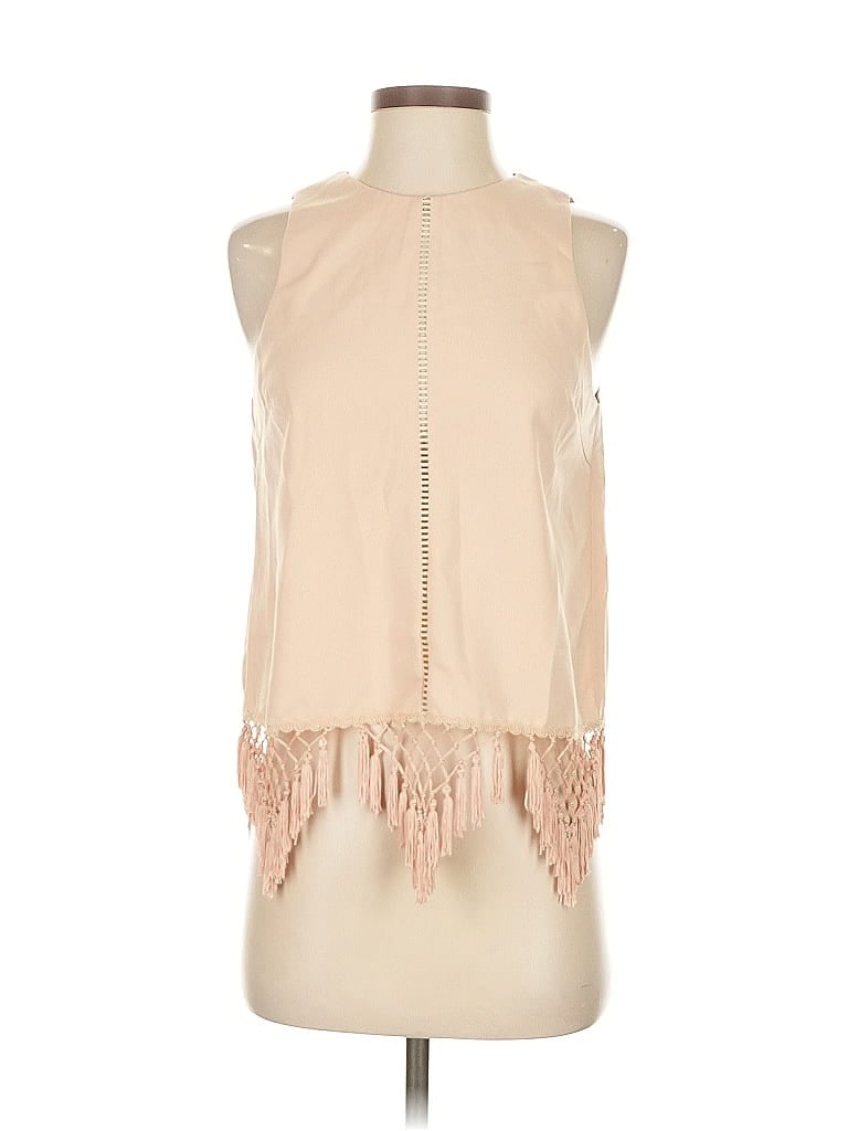 Pre-owned Endless Rose Sleeveless Blouse In Brown