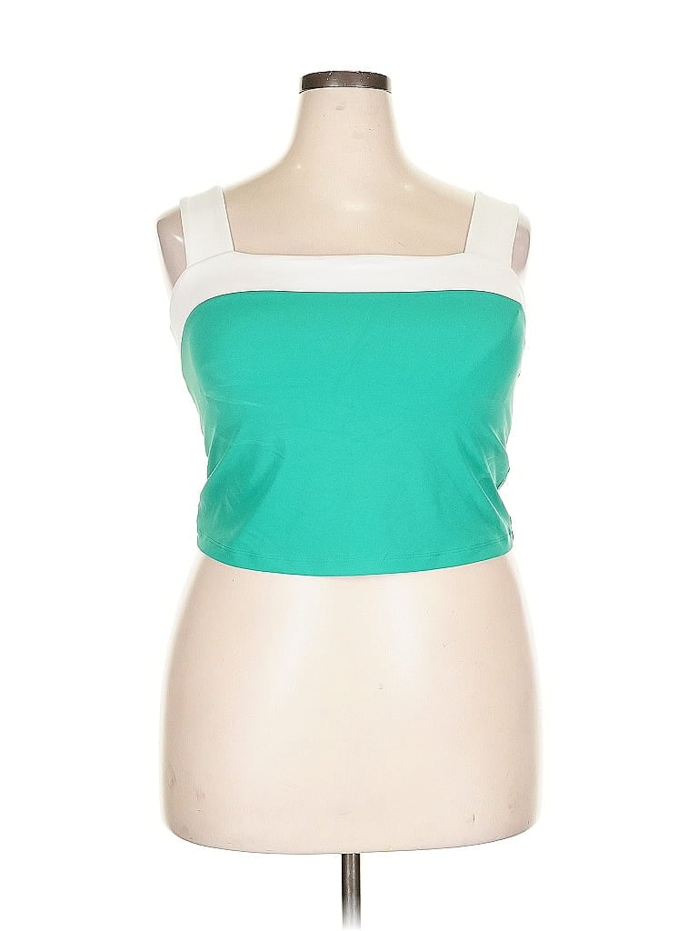 Pre-owned All In Motion Sleeveless Blouse In Green
