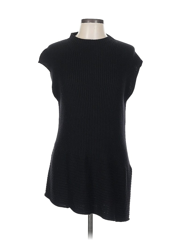 Click to view more detailed imagery on our partner's website Pre-owned St John Wool Pullover Sweater In Black