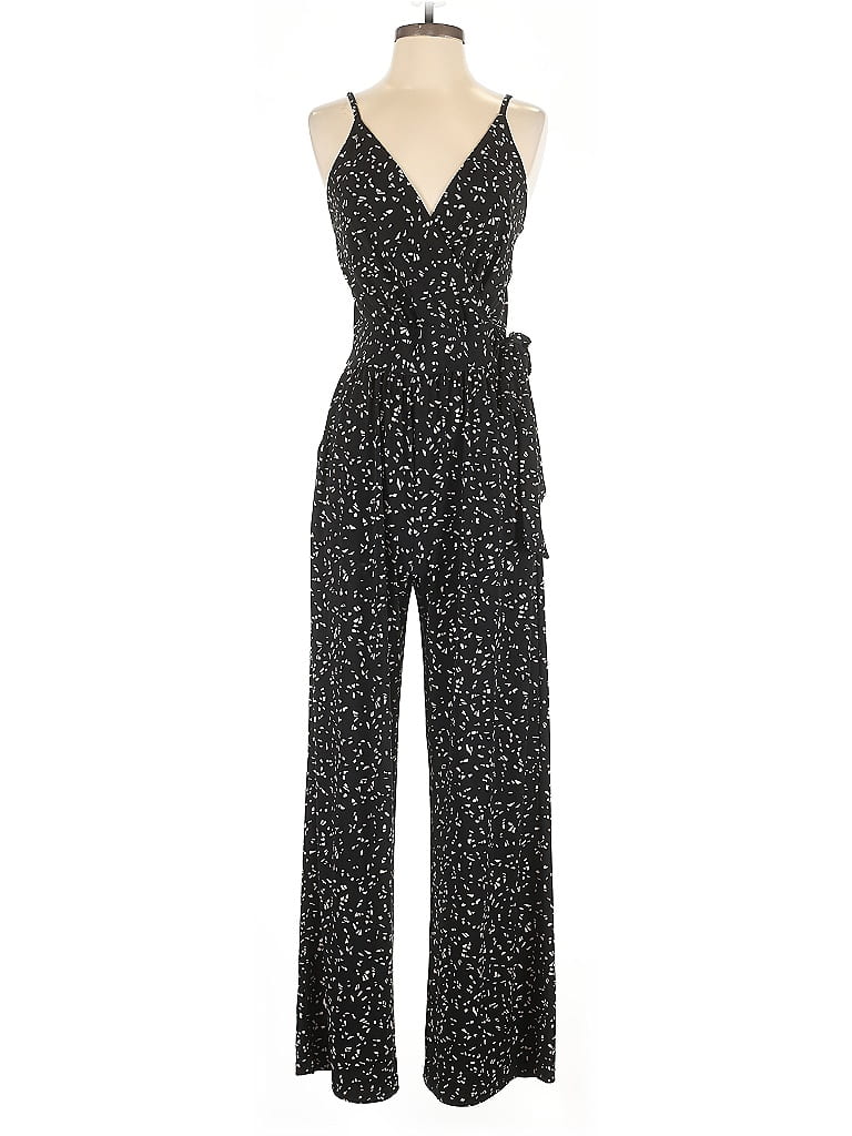 Pre-owned Kaileigh Jumpsuit In Black