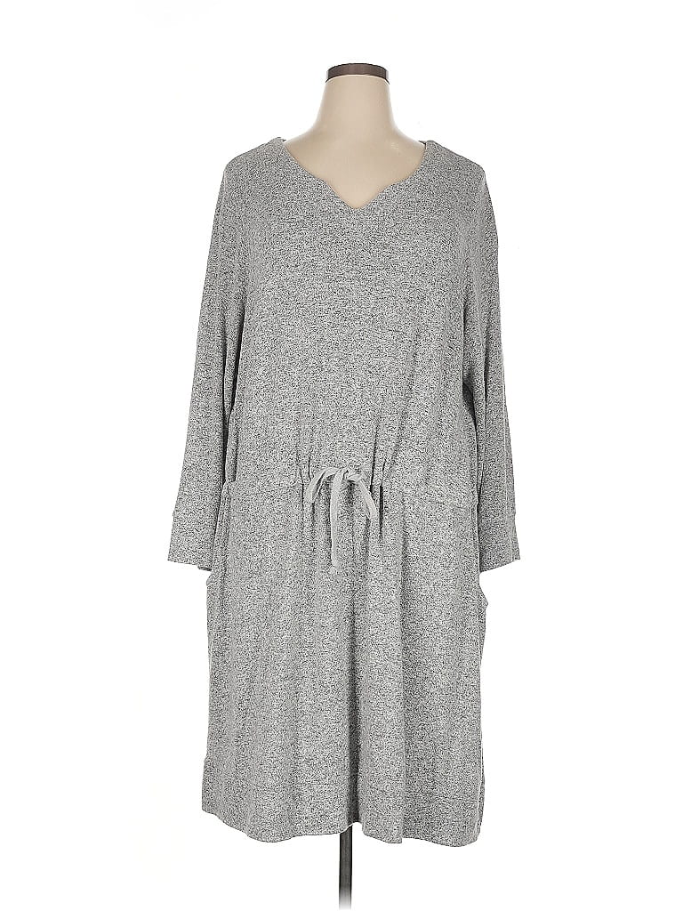 Pre-owned Soft Surroundings Casual Dress In Gray