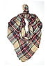 Unbranded Plaid Brown Tan Scarf One size - photo 1