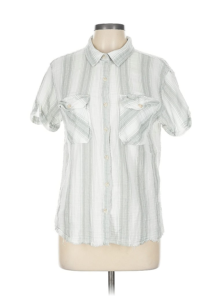 Click to view more detailed imagery on our partner's website Pre-owned Thread & Supply Short Sleeve Button Down Shirt In White