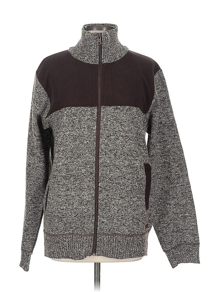 Buffalo By David Bitton Cardigan Sweater In Gray