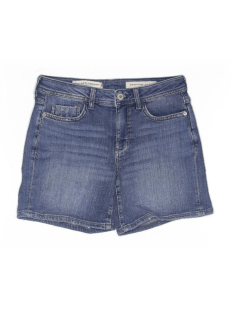 Pre-owned Pilcro And The Letterpress Denim Shorts In Blue