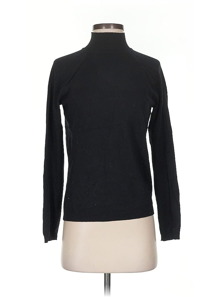 Pre-owned Talbots Turtleneck Sweater In Black