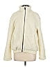 Buddy Love 100% Polyester Solid Ivory Faux Fur Jacket Size M - photo 1