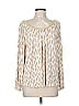 MICHAEL Michael Kors Ivory Long Sleeve Blouse Size M - photo 1