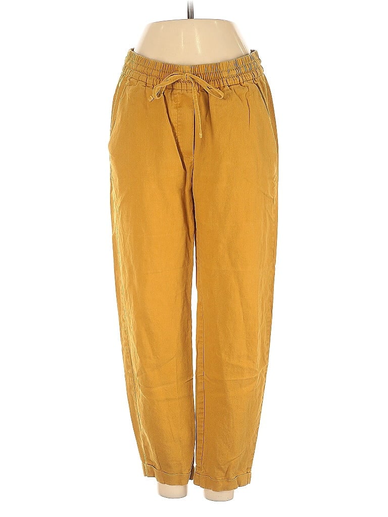 Pre-owned J.crew Factory Store Casual Pants In Yellow