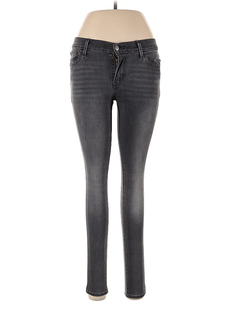 Pre-owned Levi's Jeggings In Gray