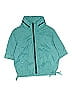 Assorted Brands 100% Nylon Solid Teal Raincoat Size 12 - photo 1