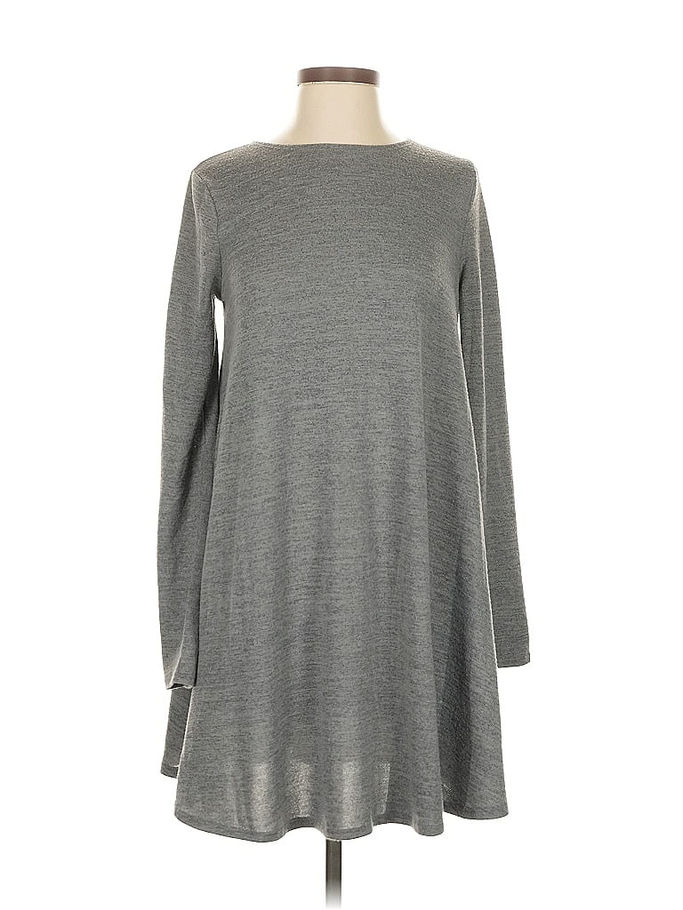 Pre-owned Abercrombie & Fitch Pullover Sweater In Gray