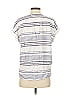 Neiman Marcus Silver Short Sleeve Blouse Size S - photo 2