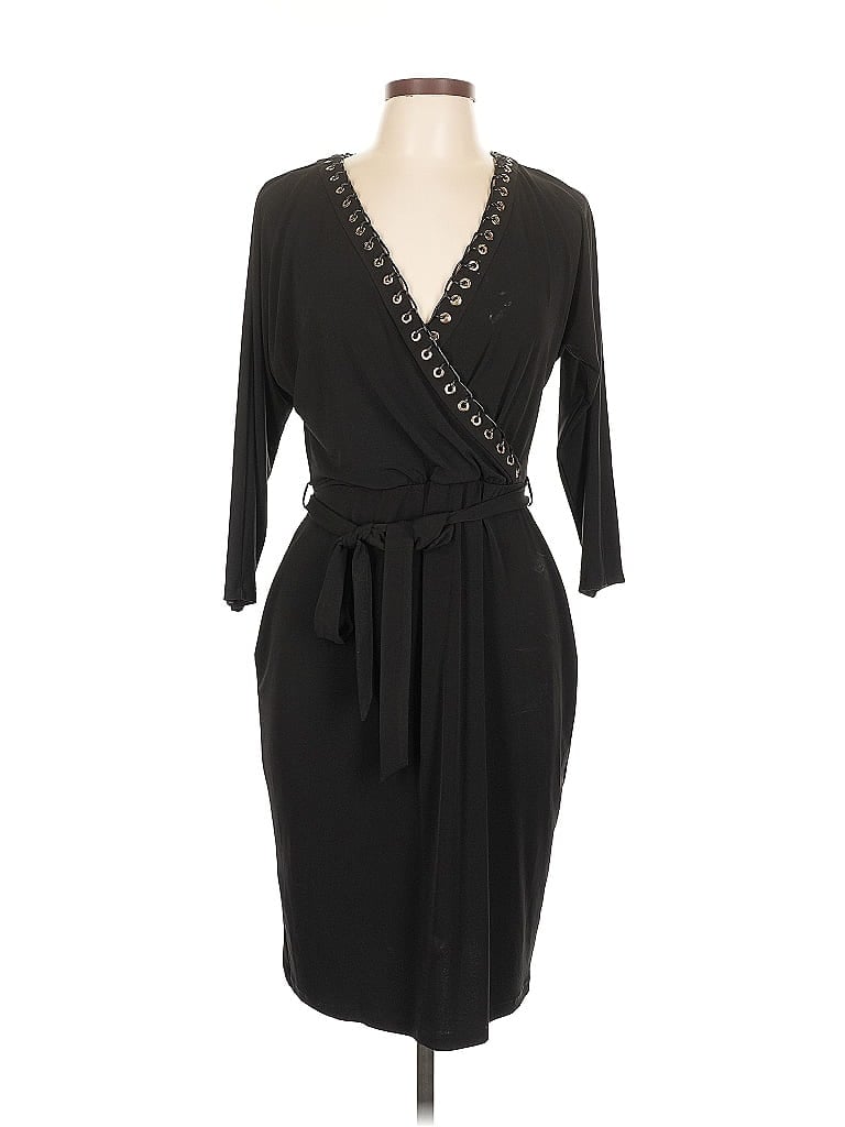 Pre-owned Calvin Klein Cocktail Dress In Black