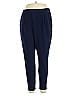 Shein Curve 100% Polyester Solid Blue Casual Pants Size 2X - photo 1