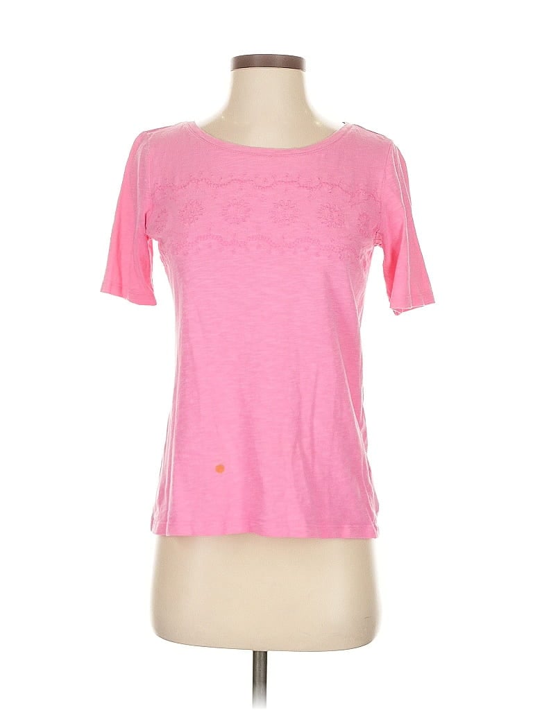 Click to view more detailed imagery on our partner's website Pre-owned Talbots Short Sleeve T-shirt In Pink