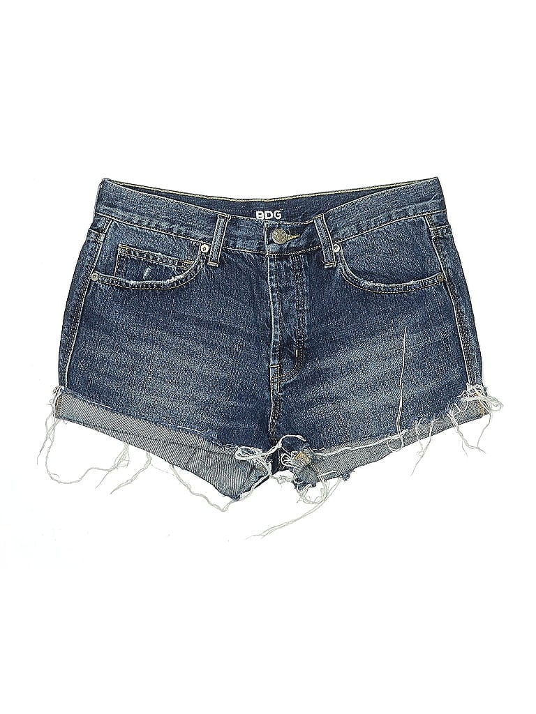 Pre-owned Bdg Denim Shorts In Blue