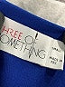 Three of Something 100% Polyester Solid Blue Cocktail Dress Size S - photo 6