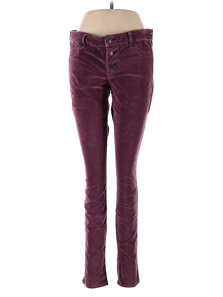 Pre-owned Hollister Casual Pants In Purple