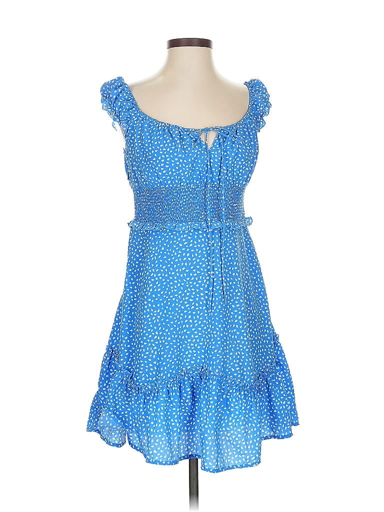 Pre-owned Unbranded Casual Dress In Blue