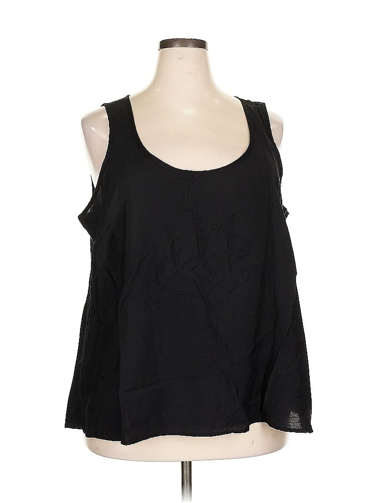 Torrid Sleeveless Top Black Cold Shoulder Neckline Tops