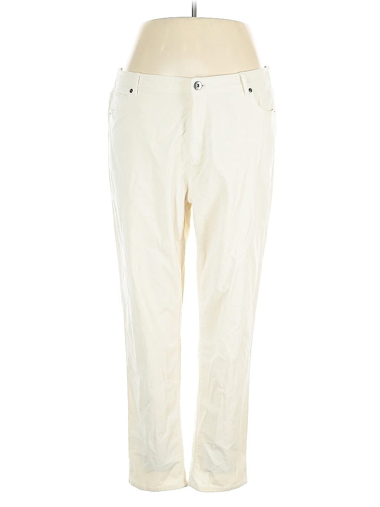 Pre-owned Jjill Casual Pants In White