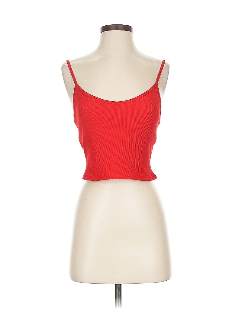 Pre-owned Gap Fit Tank Top Red Strapless Neckline Tops