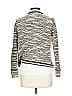 Ann Taylor LOFT Tweed Silver Black Jacket Size L - photo 2