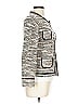 Ann Taylor LOFT Tweed Silver Black Jacket Size L - photo 4