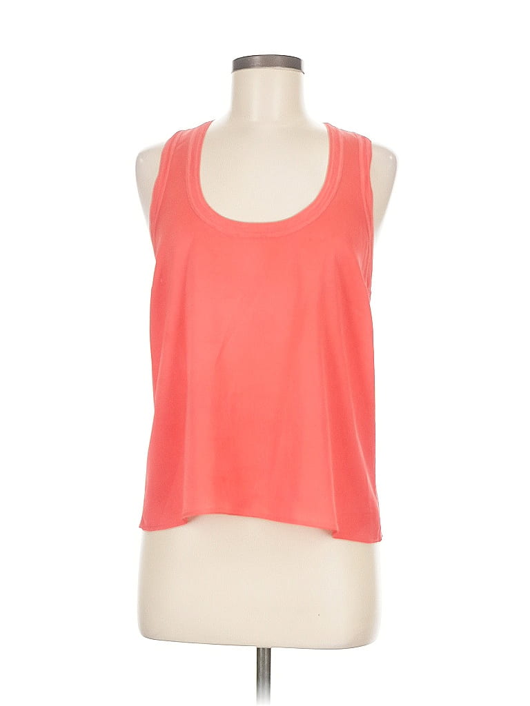 Pre-owned Banana Republic Tank Top Orange Halter Neckline Tops