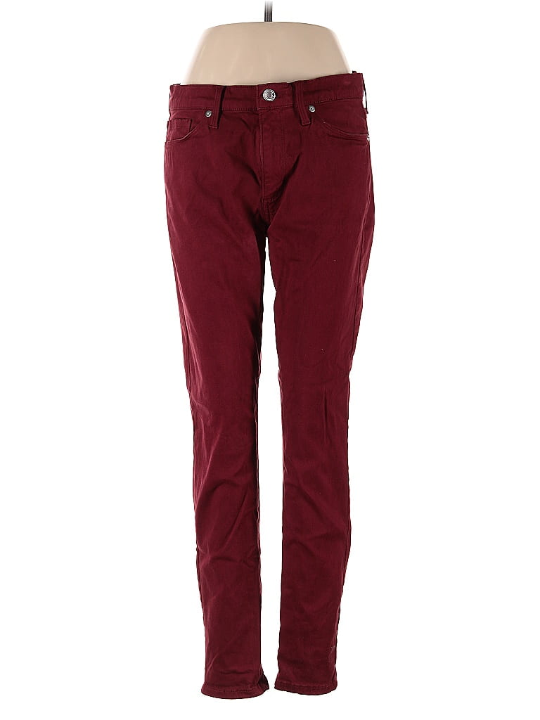 Pre-owned Banana Republic Casual Pants In Burgundy