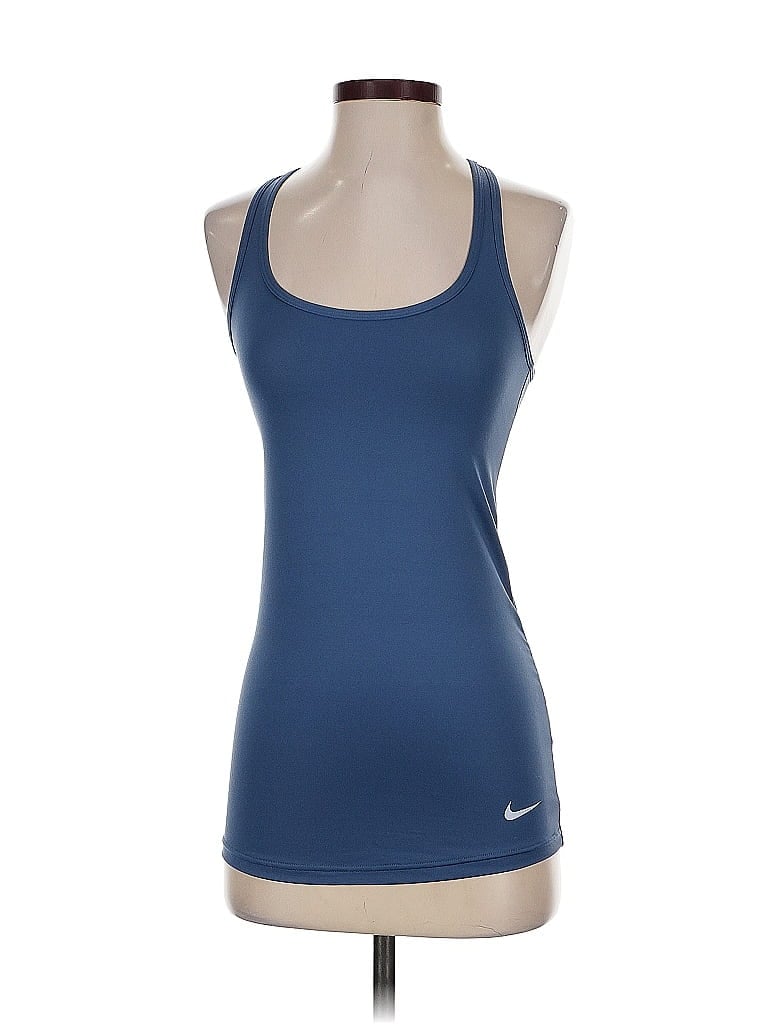 Pre-owned Nike Active Tank Top In Blue