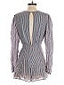 Kimchi Blue 100% Rayon Stripes Gray Blue Romper Size 2 - photo 2