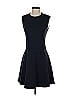 Joseph Solid Black Casual Dress Size S (estimated) - photo 1
