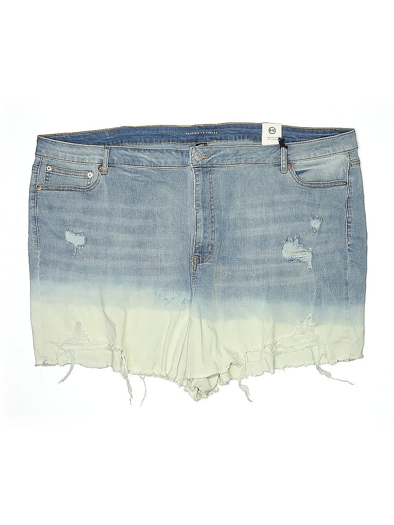 Pre-owned Fashion To Figure Denim Shorts In Blue