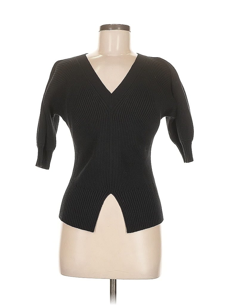 Pre-owned Unbranded Cardigan Sweater In Black