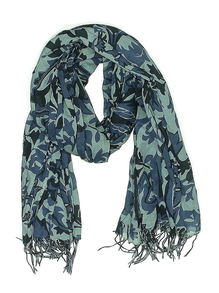Pre-owned Unbranded Scarf In Blue