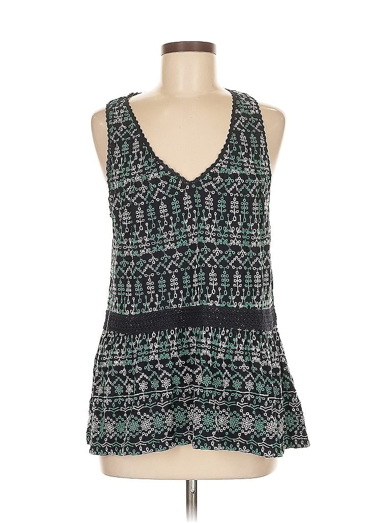 MAEVE BY ANTHROPOLOGIE Pre-owned Sleeveless Blouse In Green