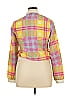Wet Seal 100% Polyester Plaid Yellow Jacket Size XL - photo 2