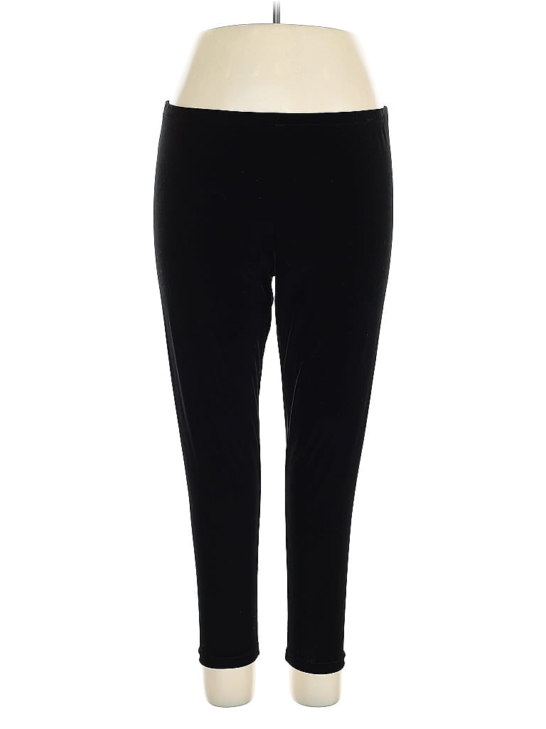 Pre-owned Eileen Fisher Casual Pants In Black