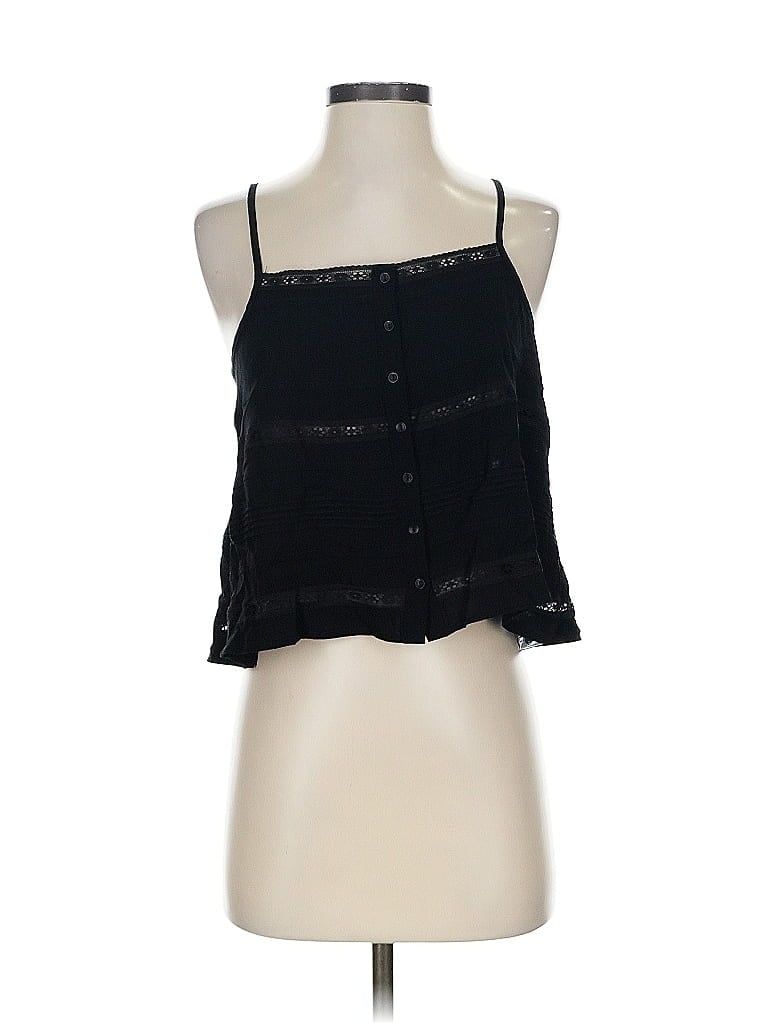 Saltwater Luxe Sleeveless Blouse In Black