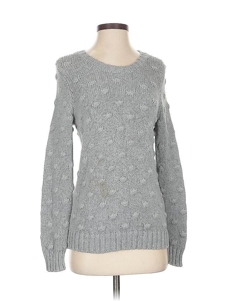 Pre-owned Vince Camuto Pullover Sweater In Gray