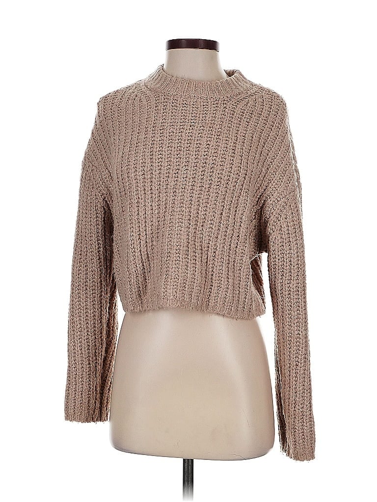 Pre-owned Garage Turtleneck Sweater In Brown