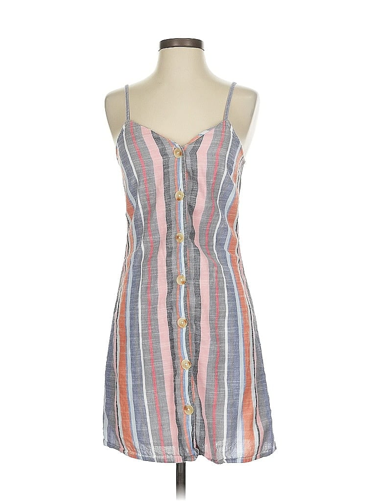 Pre-owned Blue Rain Casual Dress In Gray