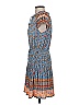 Current Air 100% Polyester Paisley Blue Casual Dress Size XS - photo 5