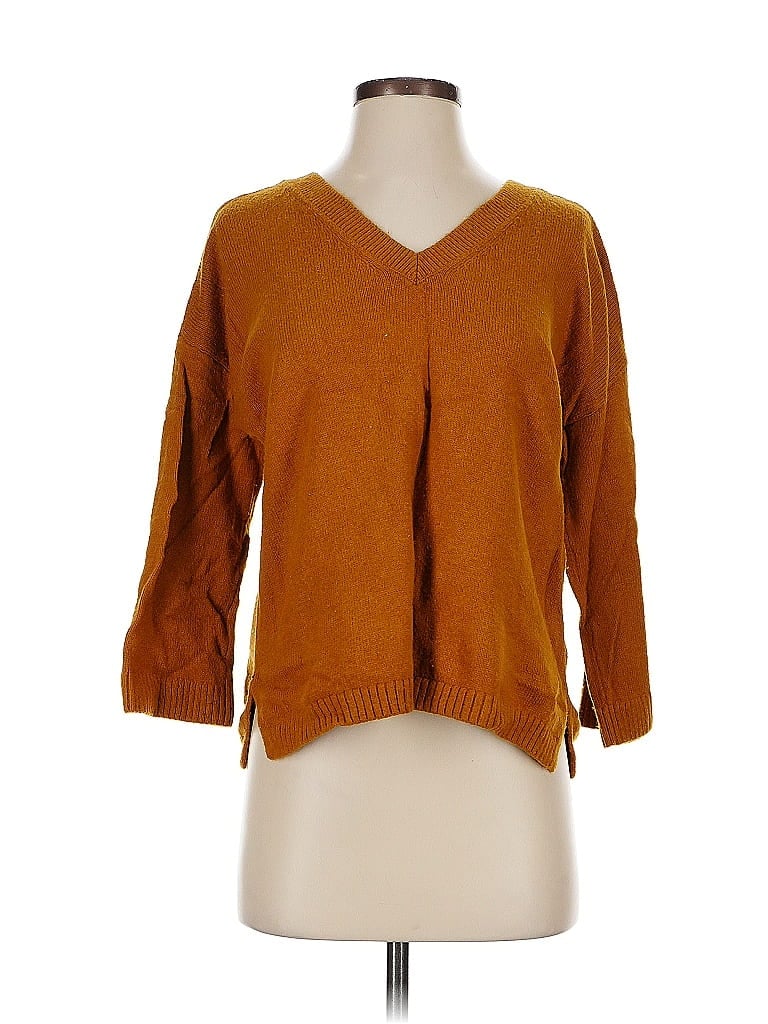 Pre-owned Madewell Pullover Sweater In Brown