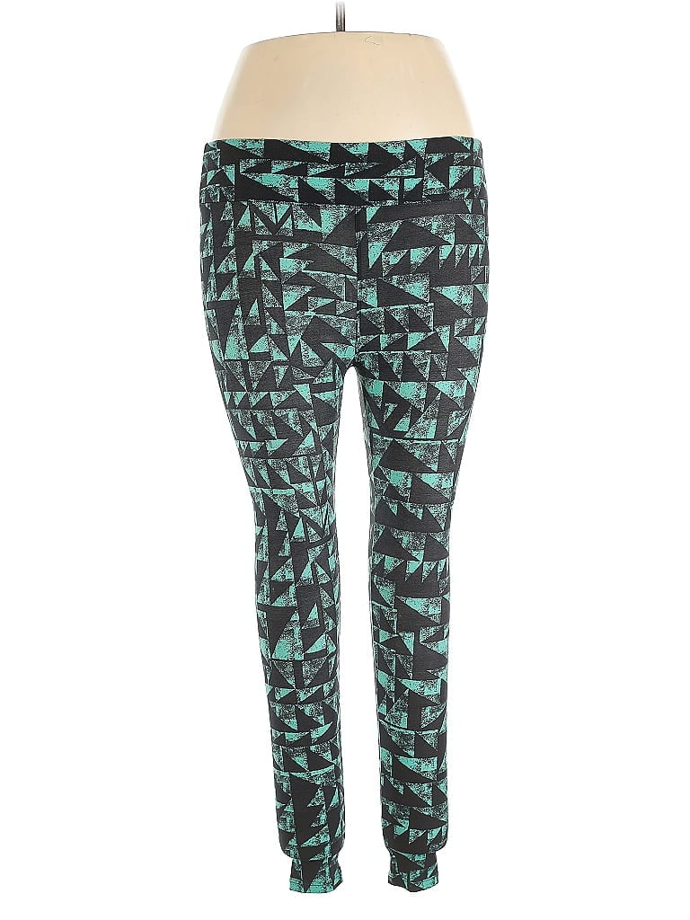 Pre-owned Lularoe Leggings In Green
