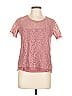 Fig Pink Short Sleeve Top Size L - photo 1