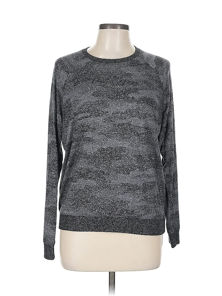 Pre-owned Lucky Brand Pullover Sweater In Gray