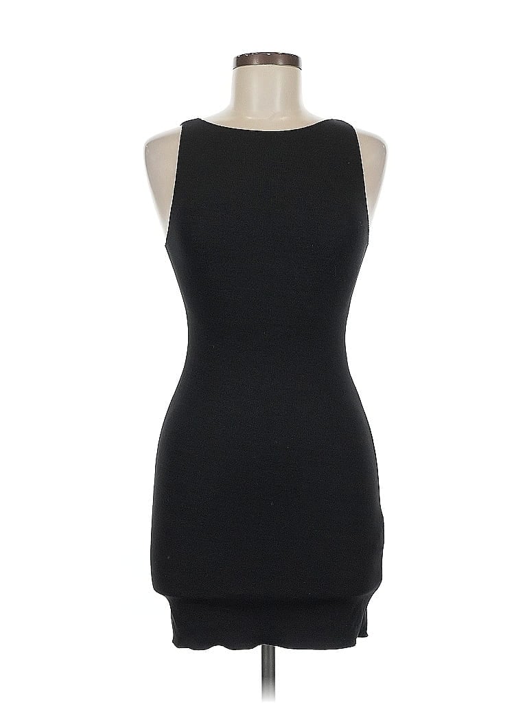 Pre-owned Zara Cocktail Dress In Black